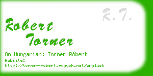 robert torner business card